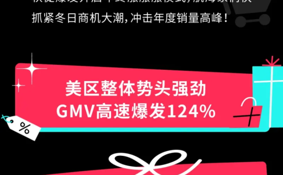TikTok Shop秋季大促美区支付GMV增长124%
